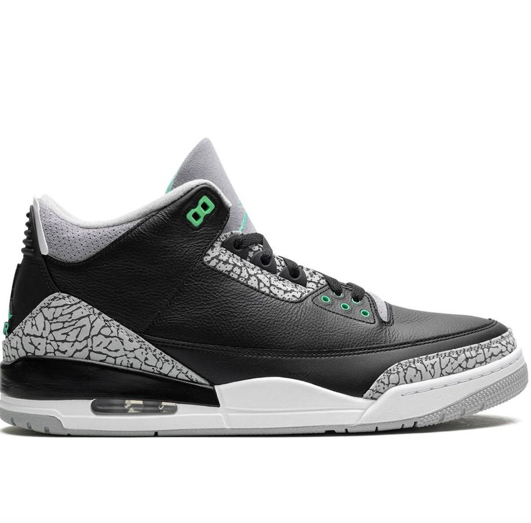 Jordan 3 Retro Green Glow