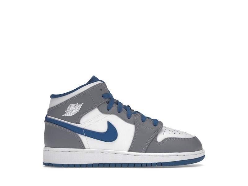 Jordan 1 Mid True Blue Cement (GS)