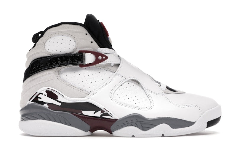 Jordan 8 Retro White Burgundy (Women's)