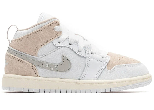 Jordan 1 Mid SE Craft Inside Out Tech Grey (PS)