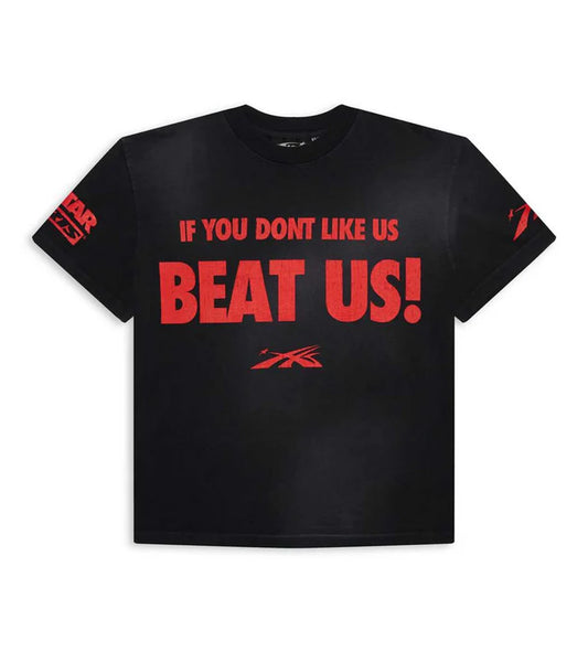Hellstar Sports Beat Us Tee - Black/Red