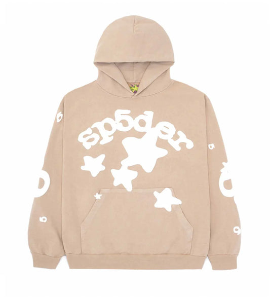 SP5DER Hoodie  - Beluga Brown