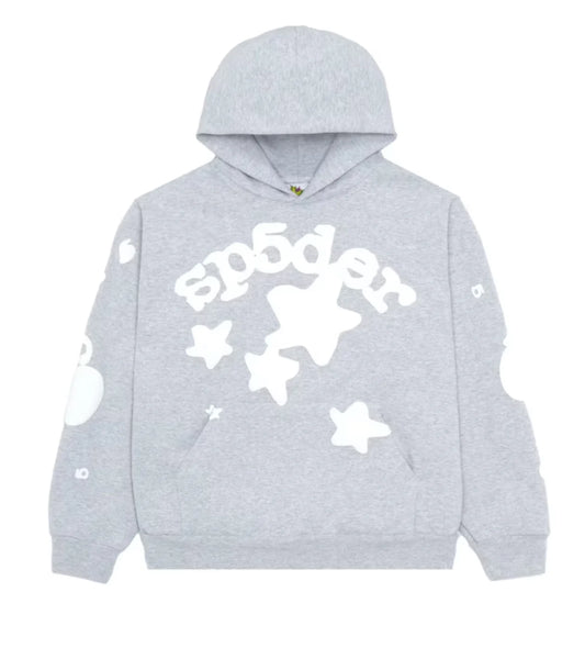 SP5DER Hoodie - Beluga Grey