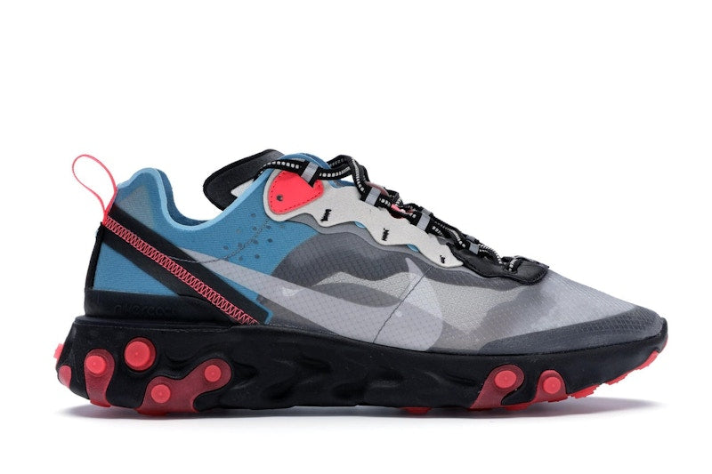 Nike React Element 87 Blue Chill Solar Red