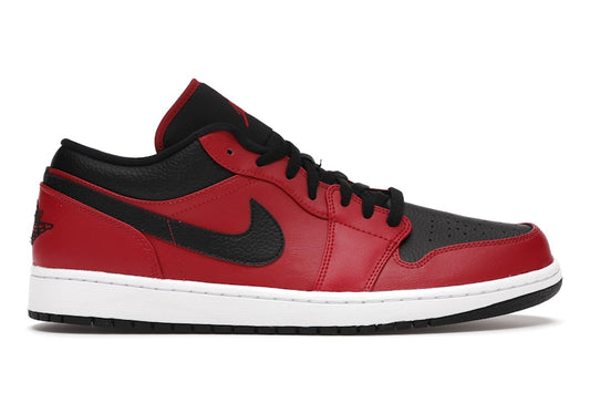 Jordan 1 Low Reverse Bred Pebbled Swoosh
