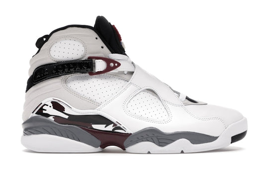 Jordan 8 Retro White Burgundy (Women's)