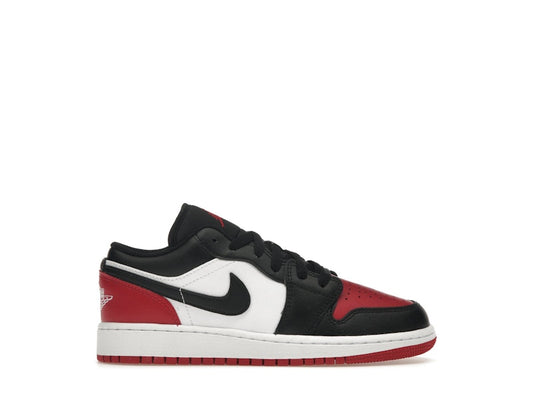 Jordan 1 Low Bred Toe 2.0 (GS)