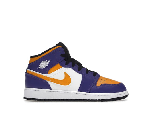 Jordan 1 Mid Lakers (2022) (GS)