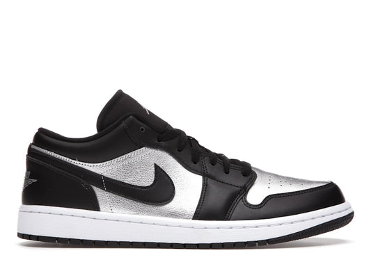 Jordan 1 Low SE Black Metallic Silver (Women's)