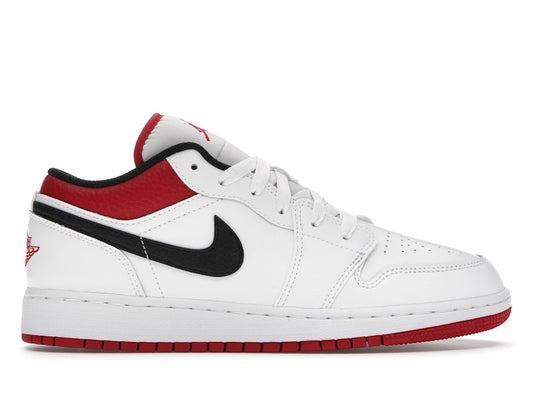 Jordan 1 Low White Gym Red (GS)
